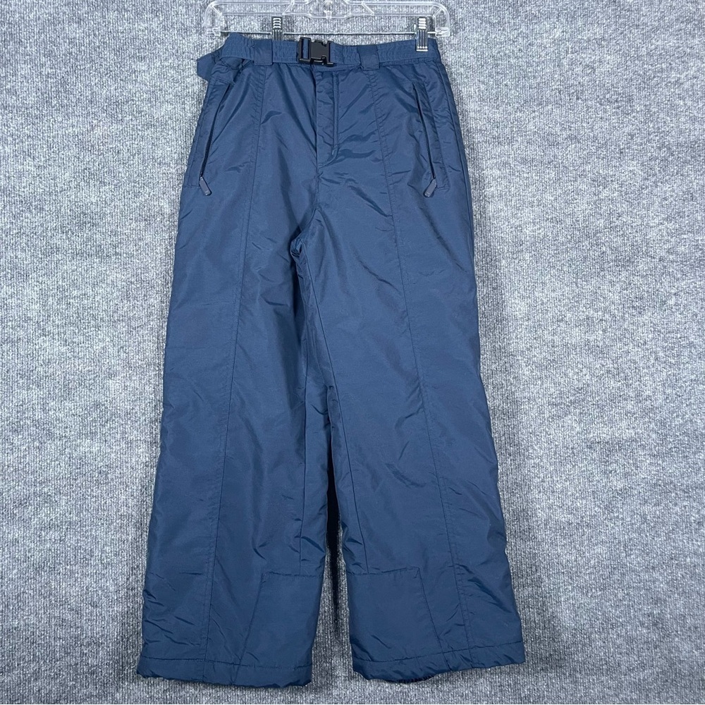 Columbia Unisex Kids 10/12 Navy Blue Insulated Snow Ski Pants Winter Activewear
